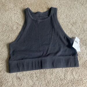 NWT American Eagle Charcoal Cropped Tank Top
